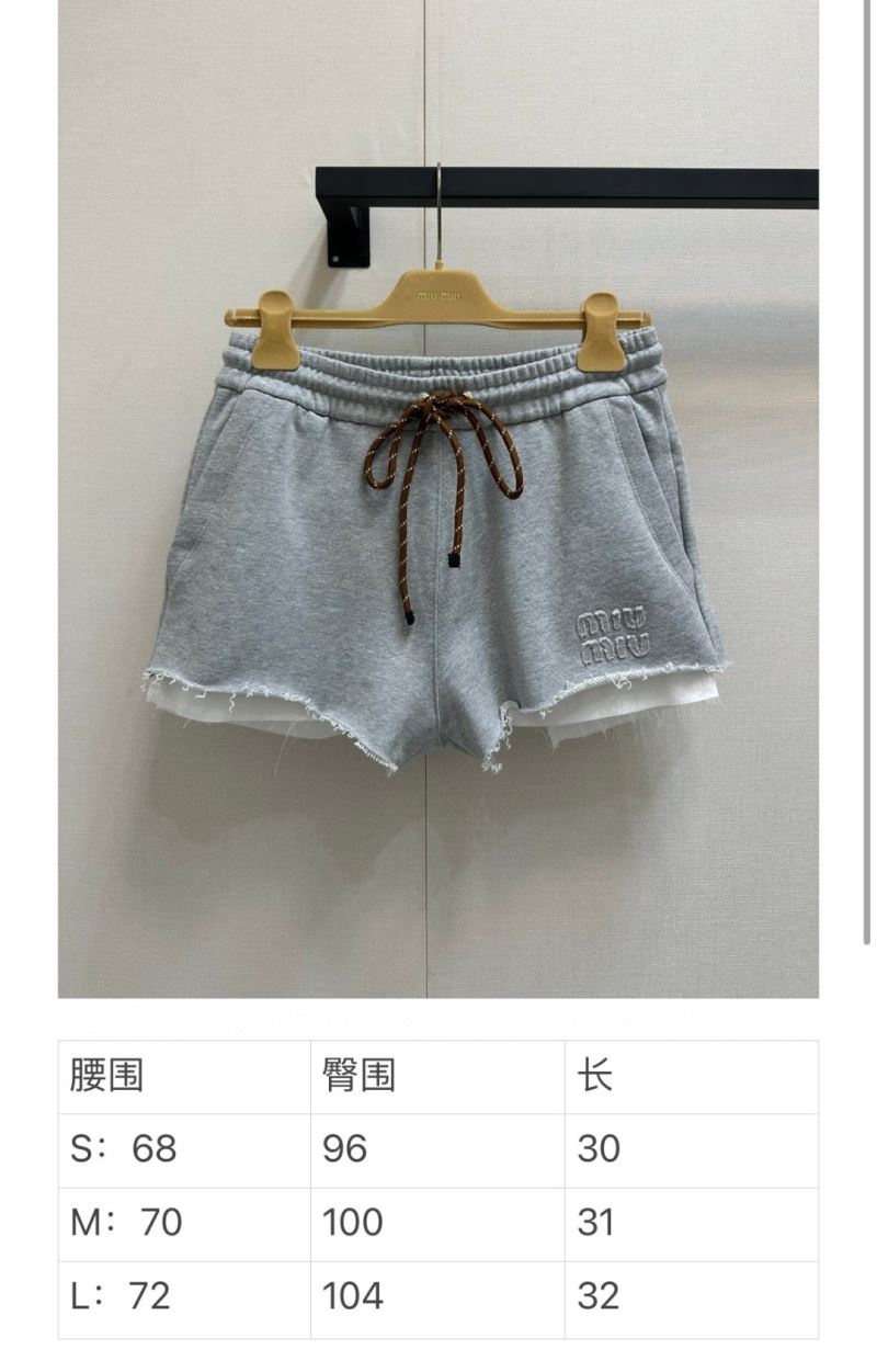 Miu Miu Short Pants